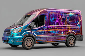 commercial and custom wrap design for vehicles and vans
