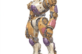 draw or design mechs robots concepts