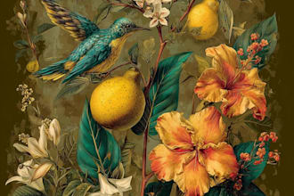 draw beautiful botanical illustrations of flowers and plants
