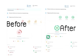 do speed optimization of sites and fix core web vitals