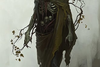 fantasy horror and fantasy horror character