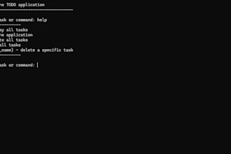 do a simple terminal c sharp app