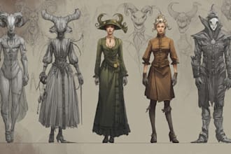 fantasy horror and fantasy horror character