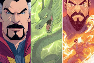 draw comic book illustration as a comic book illustrator