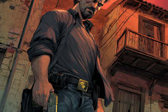 draw comic book illustration as a comic book illustrator