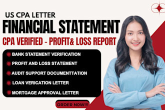 do llc registration review CPA letter prepare notary letter financial statement