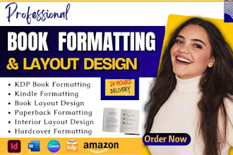 do kdp book interior layout design amazon kindle paperback hardcover formatting