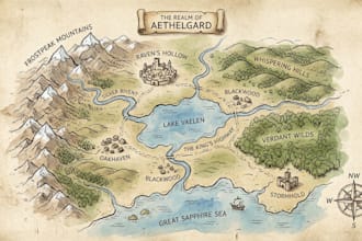 professional 2d game map design for rpg, mobile and indie games