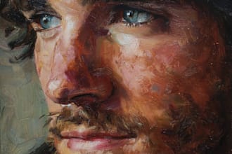 oil painting portrait and illustrations