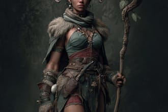 fantasy character art and character art
