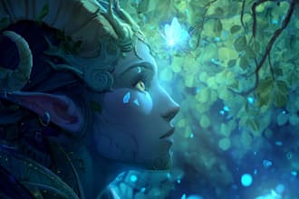 draw your fantasy character illustration