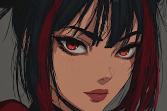 draw anime character illustration