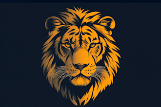create a professional logo for a lion, tiger, puma, or pet