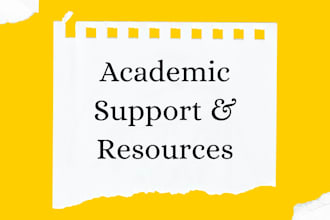 provide professional academic and research support