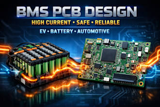design high power bms pcb lithiumbattery management system automotive pcb layout