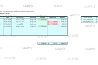 organise your spreadsheets invoices and financial data for you