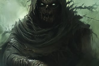 do a horror character and fantasy horror character art