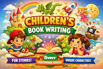 write fiction children book