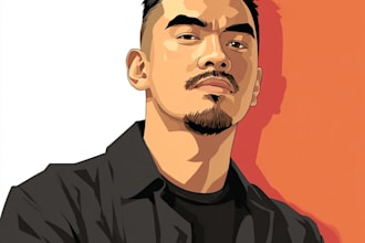 design vector cartoon portrait