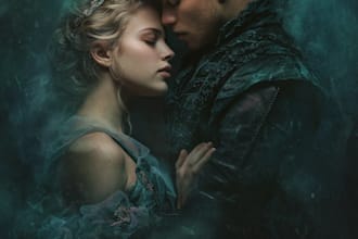 design erotic fantasy romance book cover for kdp