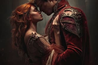 design professional romance book cover and erotic book cover design