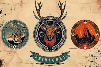 design a retro vintage logo