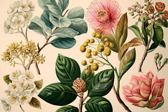 paint botanical and scientific illustrations
