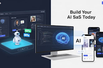 develop ai saas web app chatbot or custom ai application