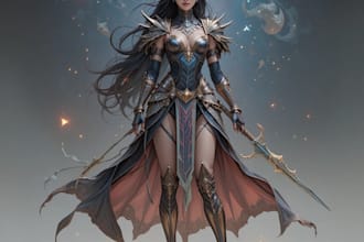 fantasy character art and unique fantasy character
