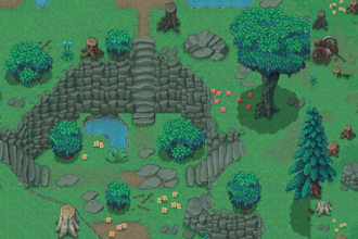 do custom 2d pixel art tileset rpg tiles, autotile, game assets for unity tiled