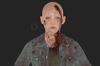 be your 3d character generalist, dayz game character, custom outfits, 3d rigging