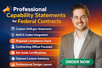 design sam gov capability statement for federal contracts