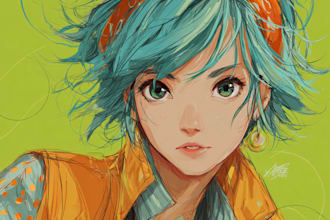 draw anime character art illustration