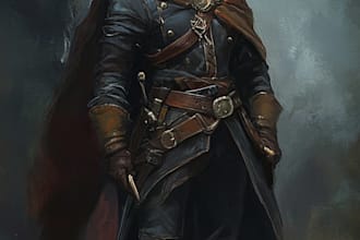 fantasy dnd character illustration