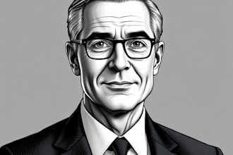 make awesome portrait business headshot wsj style for you