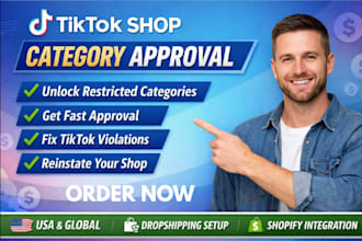 approve tiktok shop category and unlock restricted categories fast