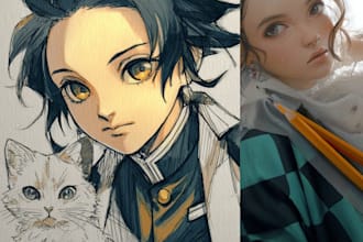 redraw and refine your anime character