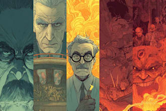 do comic cover arts for your stories
