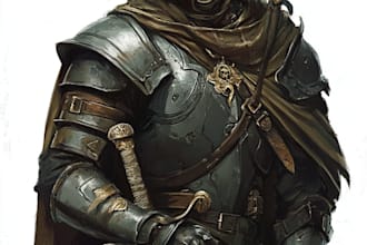 fantasy dnd character illustration
