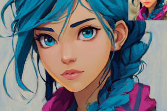 draw anime character art