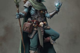 paint realistic or fantasy character art