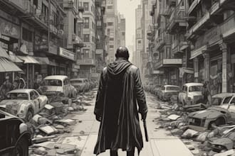 comic book illustration with comic book illustrator