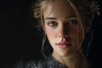 realistic digital portrait from your photo