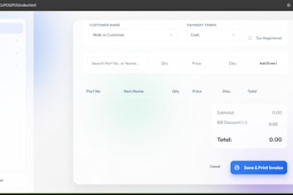 develop a pos and inventory system for your business