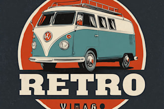 design a retro vintage logo