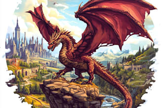 create a fantasy logo