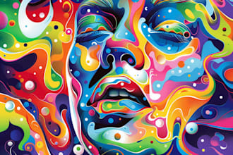 design breathtaking abstract art for your home and office