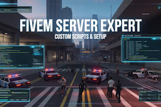 develop custom fivem server scripts fix bugs and optimize your gta rp
