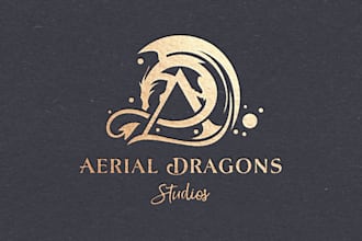 design a modern monogram and initial letter logo