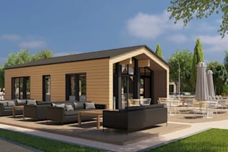 designresidential masterplan,cottage village render,community layout,aerial view